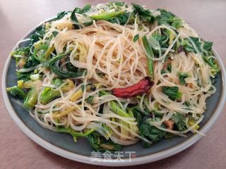 菠菜拌粉丝的做法步骤:10