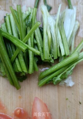 番茄炒豆腐干的做法步骤:6