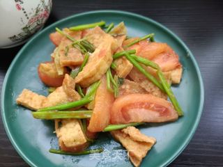 番茄炒豆腐干的做法步骤:14