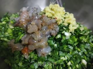 韭菜虾仁鸡蛋水饺的做法步骤:8