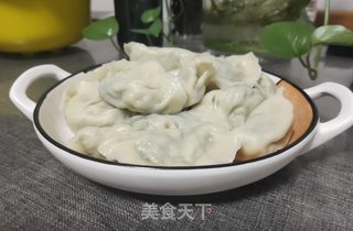 韭菜虾仁鸡蛋水饺的做法步骤:13