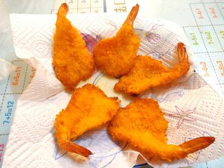 香酥炸虾排的做法步骤:9