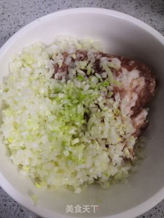 白菜肉馅馄饨的做法步骤:3