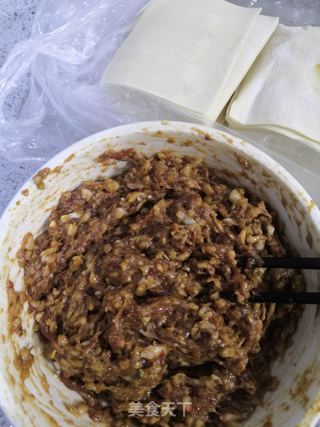 白菜肉馅馄饨的做法步骤:5