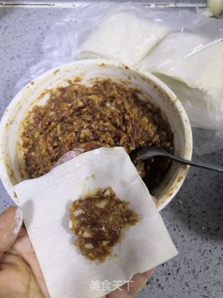 白菜肉馅馄饨的做法步骤:6