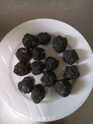 黑芝麻汤圆的做法步骤:5