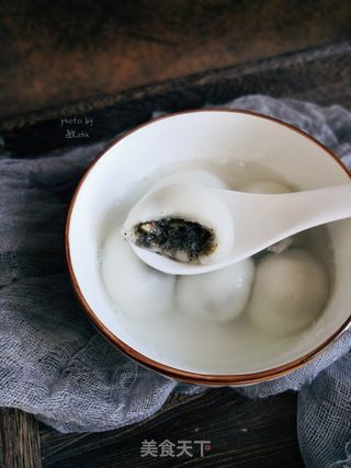 黑芝麻汤圆的做法步骤:14