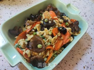 胡萝卜木耳炒鸡蛋的做法步骤:15