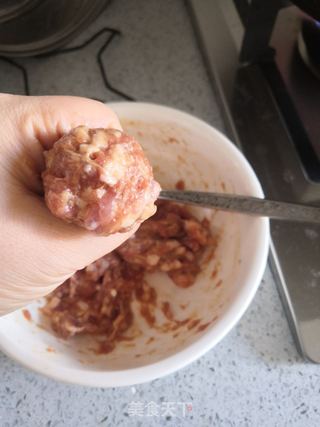 白菜萝卜丸子汤的做法步骤:8