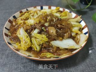 猪肉白菜炖粉条的做法步骤:17
