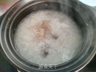 皮蛋虾仁粥的做法步骤:5