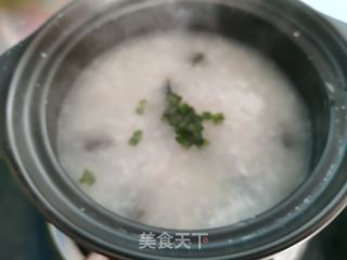 皮蛋虾仁粥的做法步骤:7