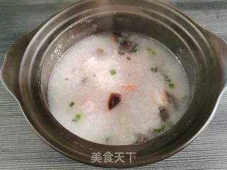 皮蛋虾仁粥的做法步骤:8