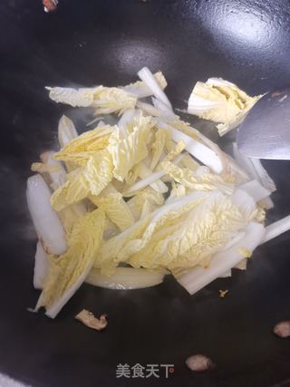 白菜年糕汤(百财年年高)的做法步骤:6