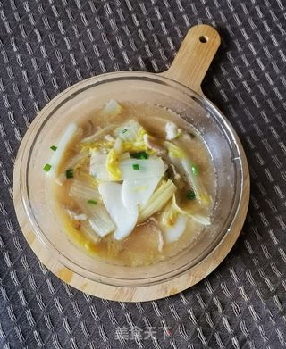 白菜年糕汤(百财年年高)的做法步骤:12