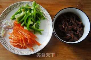小炒黄牛肉的做法步骤:3