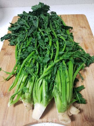 雪里红拌黄豆的做法步骤:2
