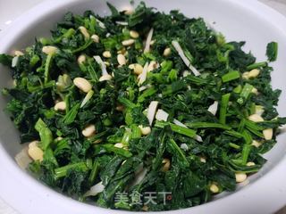 雪里红拌黄豆的做法步骤:8