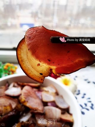 洋葱炒腊肉的做法步骤:11