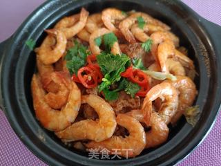 白菜福丸鲜虾煲的做法步骤:18