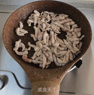 京酱肉丝的做法步骤:7