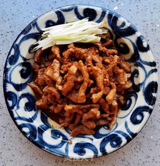 京酱肉丝的做法步骤:14