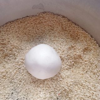 空心麻团的做法步骤:9