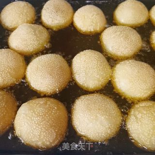空心麻团的做法步骤:14