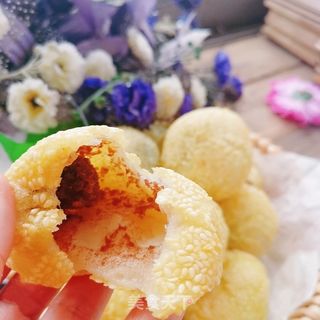 空心麻团的做法步骤:18