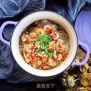 娃娃菜虾仁煲的做法步骤:11