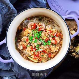 娃娃菜虾仁煲的做法步骤:12