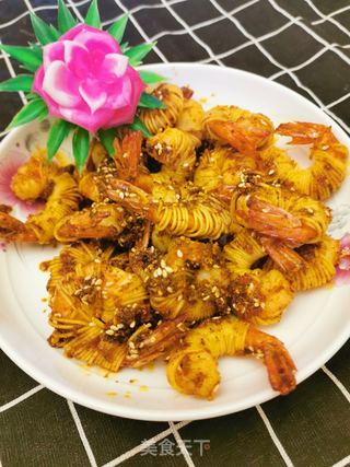 炸脆虾的做法步骤:10