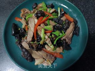 蒜黄炒羊肉的做法步骤:12