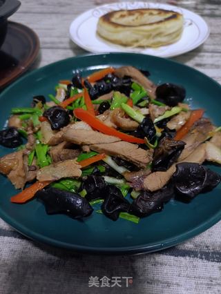 蒜黄炒羊肉的做法步骤:13