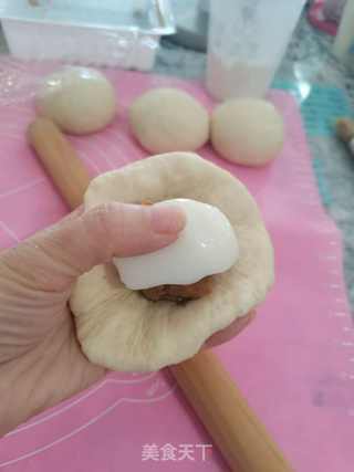 咖喱鸡(面)包的做法步骤:12