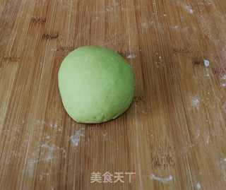 #菠菜汁花样馒头的做法图解3