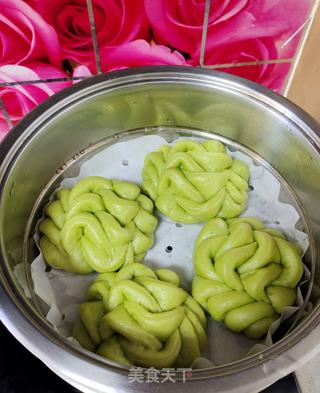 #菠菜汁花样馒头的做法图解14