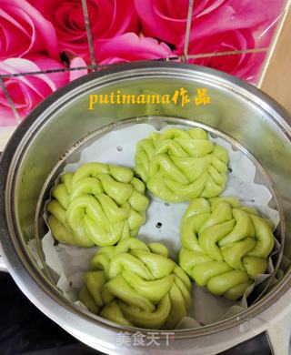 菠菜汁花样馒头的做法步骤:14