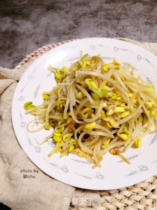 素炒豆芽的做法步骤:7