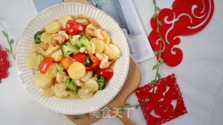 #三鲜日本豆腐，高颜值、营养丰富又补钙的做法图解10