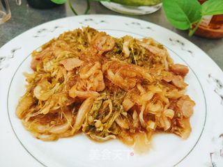 五花肉粉丝炖酸菜的做法步骤:19