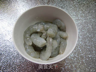 青椒虾仁炒铁棍山药粉条的做法步骤：5