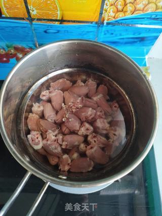 孜然鸡心的做法步骤:4