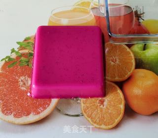 火龙果汁皮冻的做法步骤：5