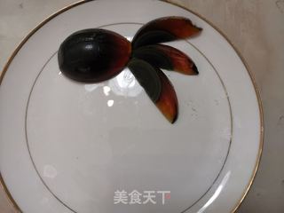 松花蛋摆盘的做法步骤:3