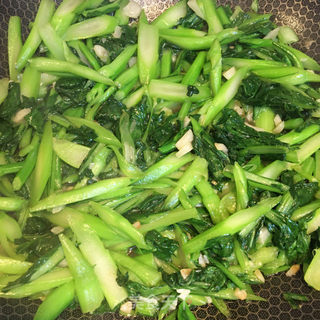 蒜蓉蚝油菜芯的做法步骤：7