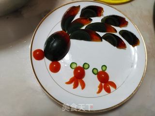 松花蛋摆盘的做法步骤:10
