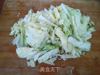 裙带菜烧白菜的做法步骤：1