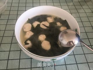 #海菜鱼丸汤的做法图解9