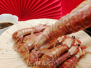 年夜饭新年菜(22)原汁原味清蒸皮皮虾的做法步骤:5